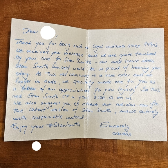 ADIDAS 'SAMPLE NOT FOR RESALE' STAN SMITH CF RED SZ 11. DEADSTOCK! - Picture 12 of 12